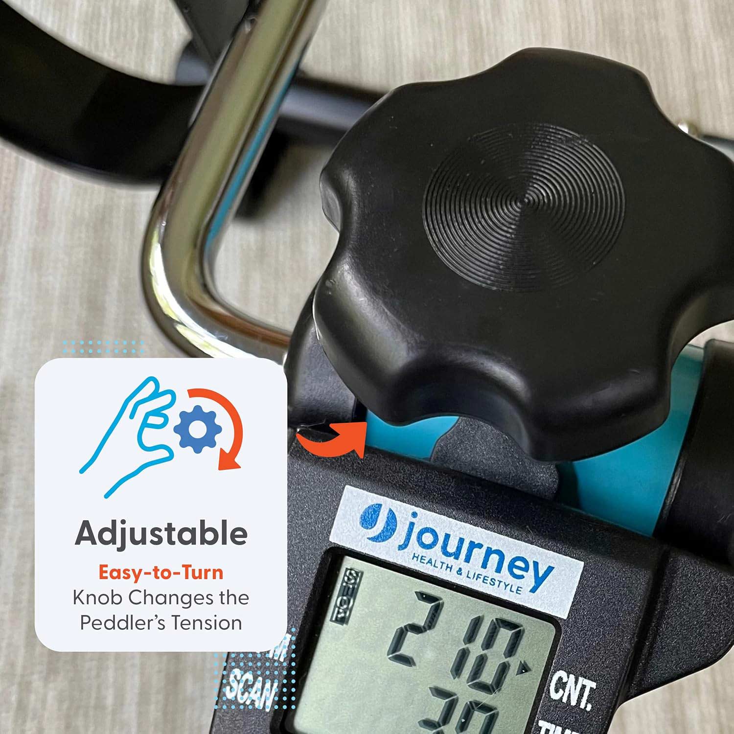 Journey Exercise Peddler – Portable Pedal Exerciser - Image 4