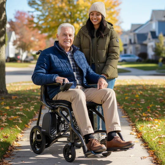 Journey Air Elite Max Ultra-Lightweight Portable Power Chair - Image 5