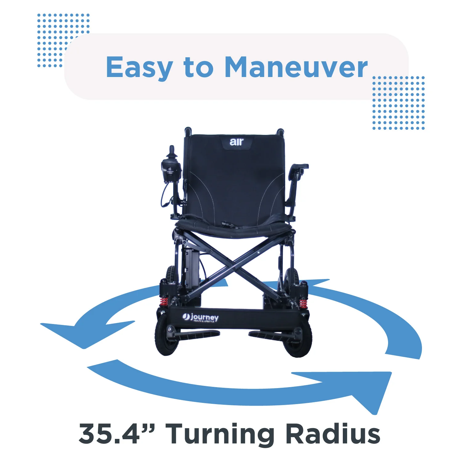Journey Air 2026 Portable Folding Electric Power Chair - Image 5