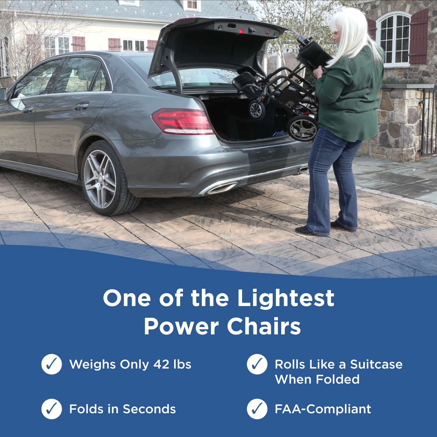 Journey Air 2026 Portable Folding Electric Power Chair - Image 7