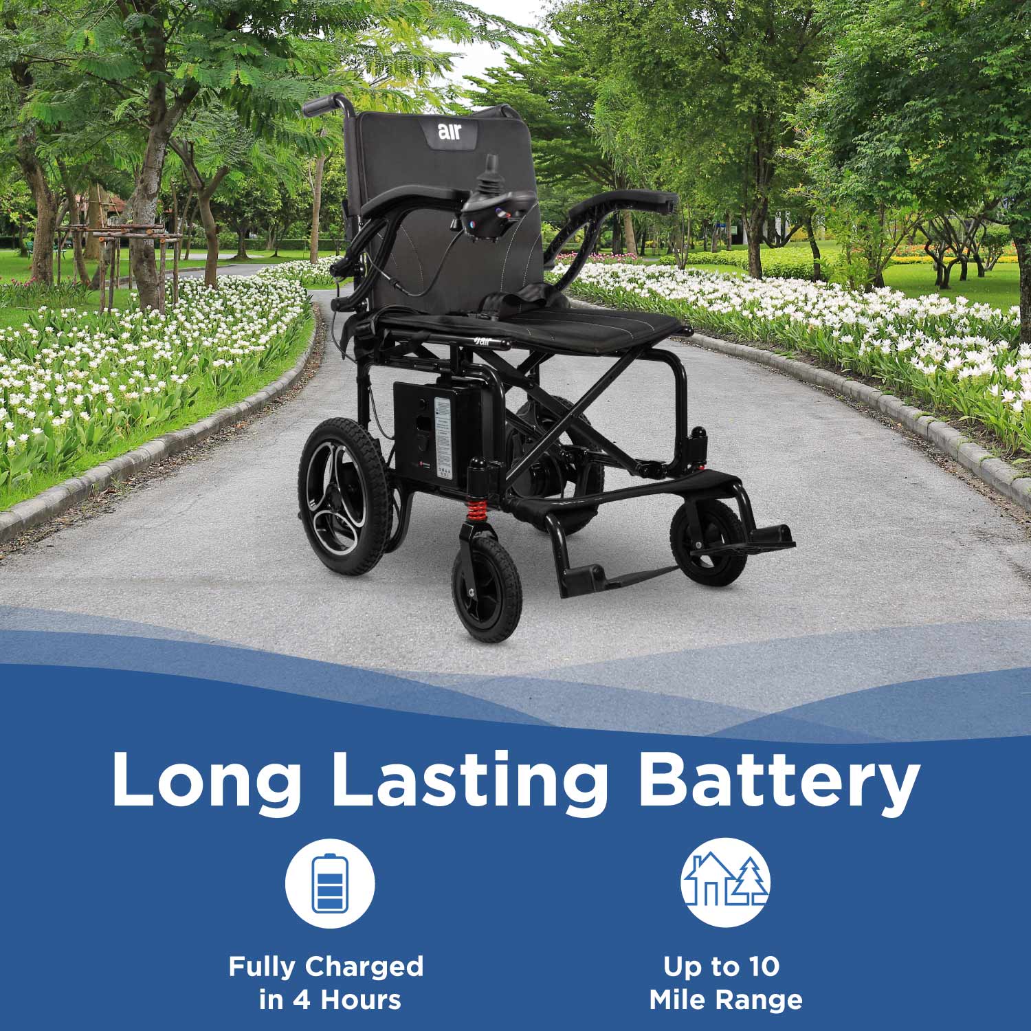 Journey Air 2026 Portable Folding Electric Power Chair - Image 8