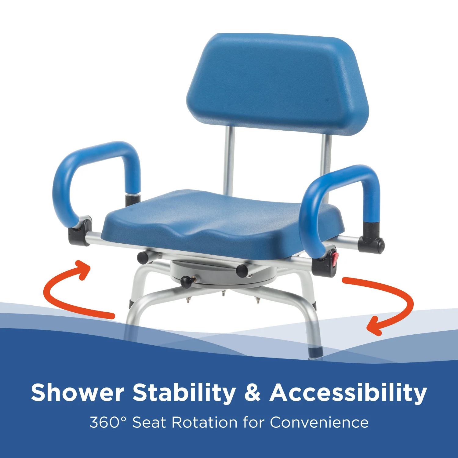 Journey SoftSecure Rotating Shower Chair with Microban Protection - Image 4