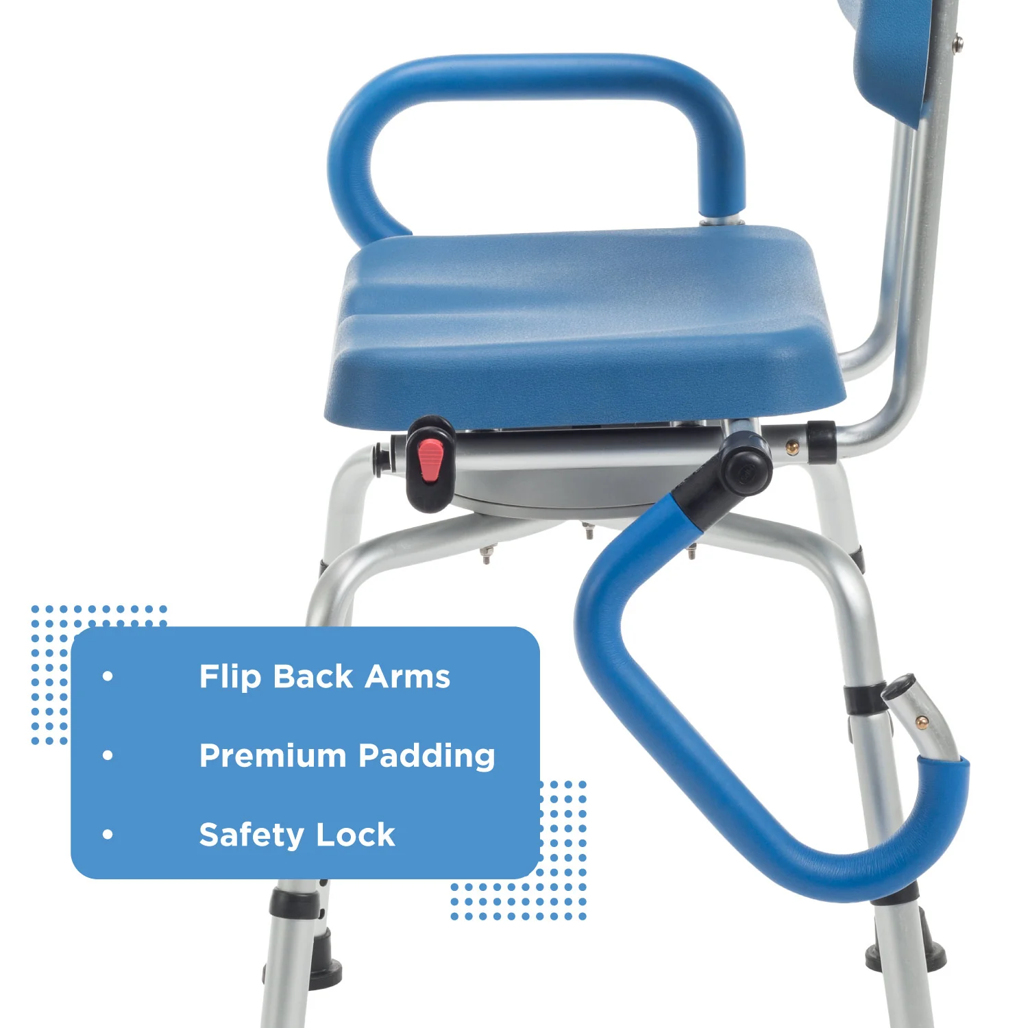 Journey SoftSecure Rotating Shower Chair with Microban Protection - Image 8