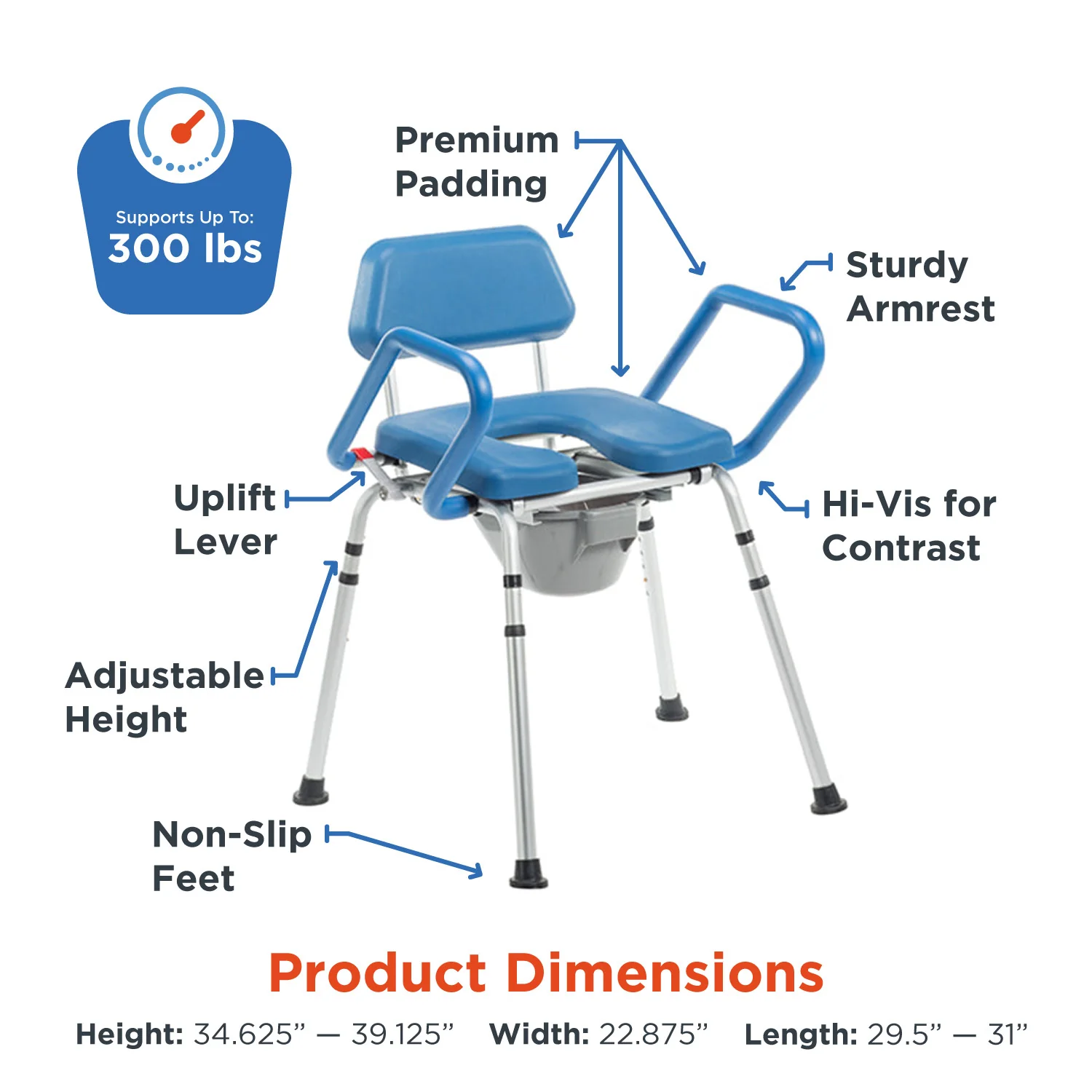 Journey SoftSecure Uplift Toilet Assist Commode – Safer Transfers - Image 6
