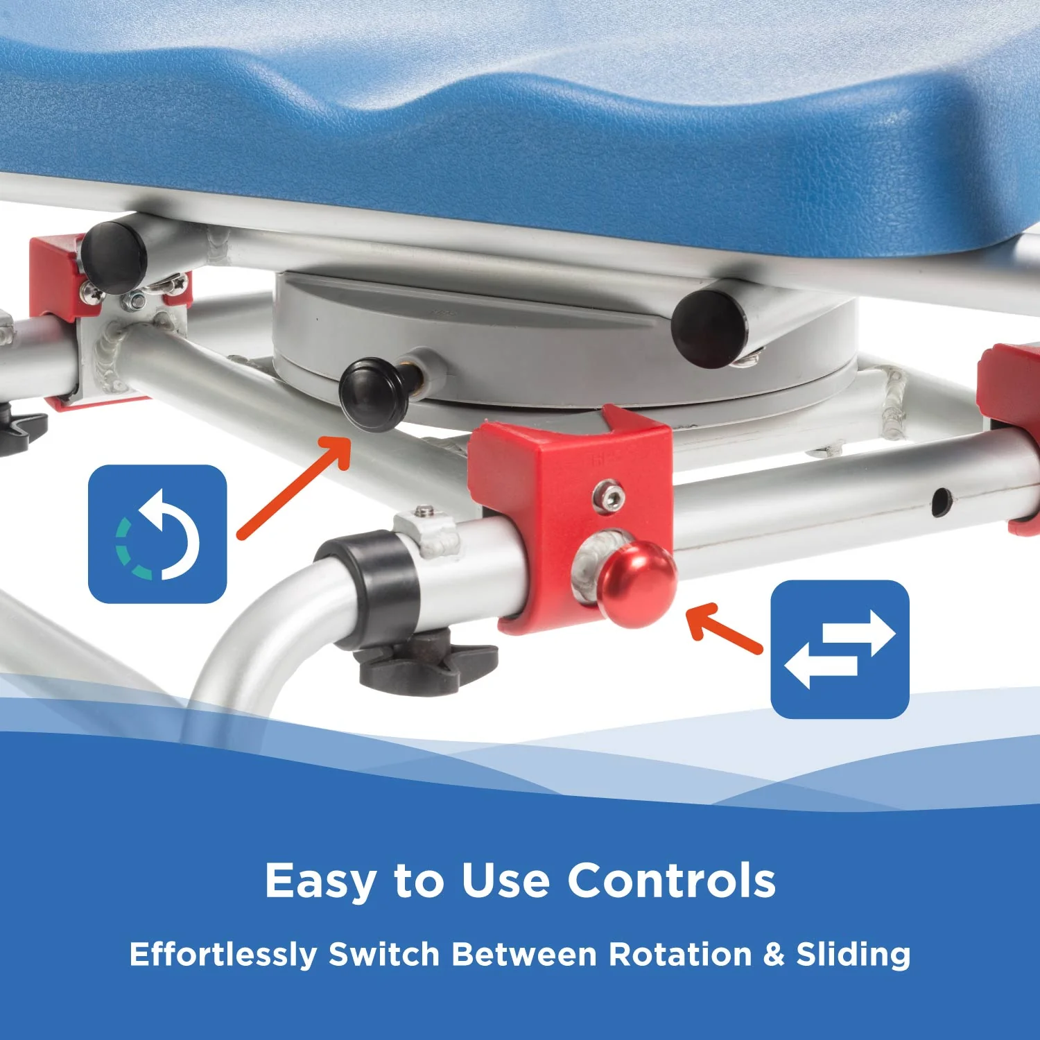 Journey SoftSecure Bath Transfer Bench – Rotating & Safe - Image 6