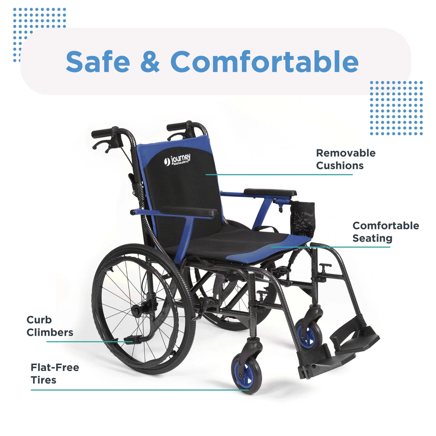 Journey So Lite® C2 Ultra Lightweight Wheelchair - Image 3