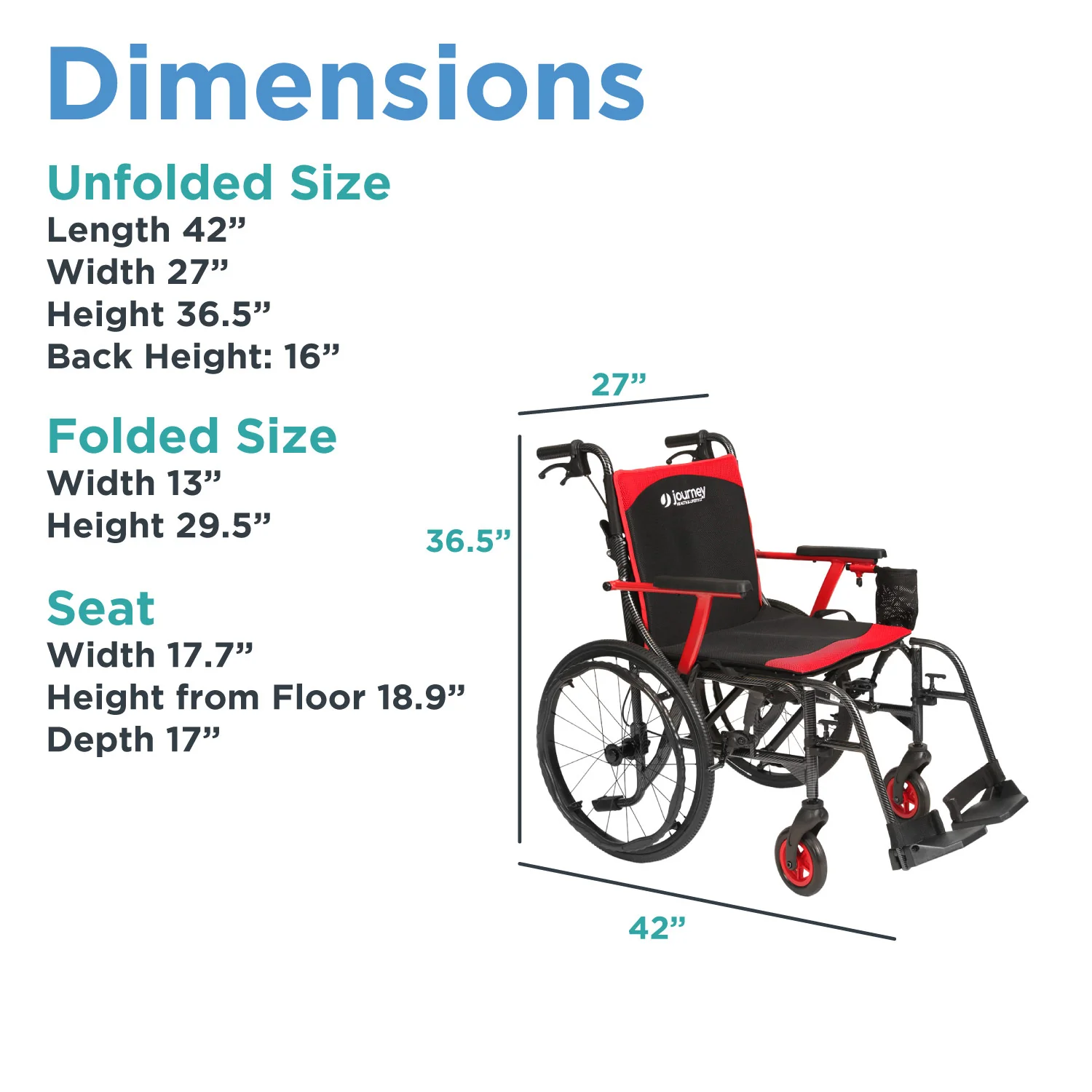 Journey So Lite® C2 Ultra Lightweight Wheelchair - Image 4