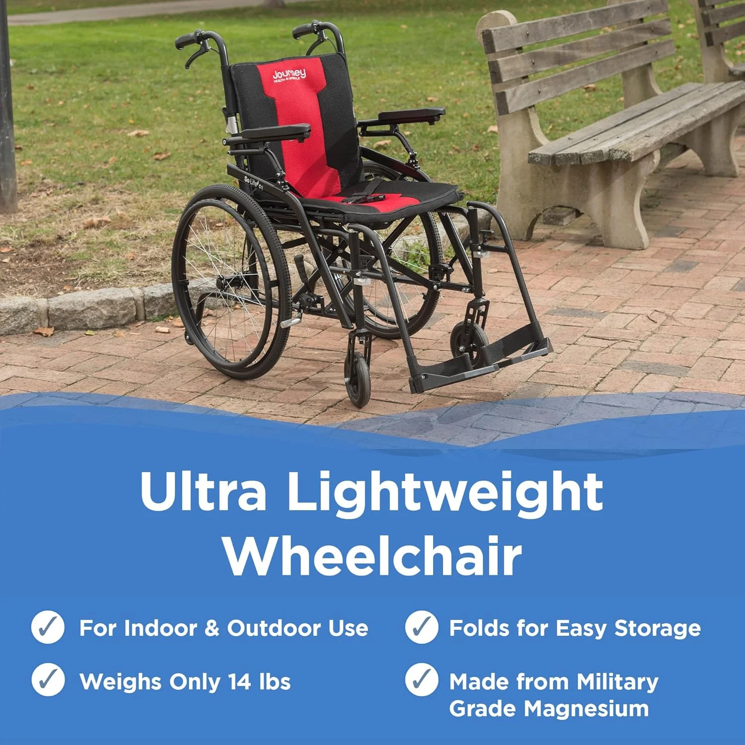 Journey So Lite® C2 Ultra Lightweight Wheelchair - Image 5